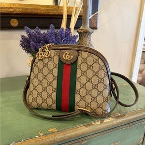 Gucci Ophidia Small canvas shoulder bag
